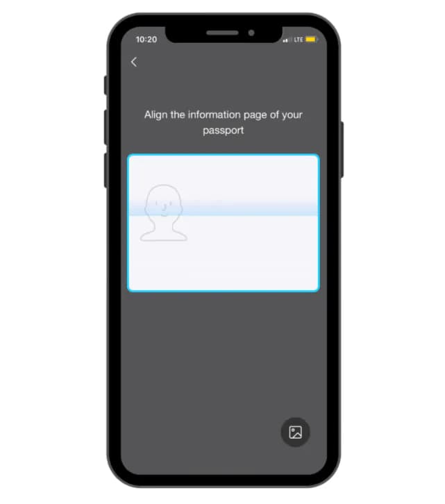 Сканирование паспорта